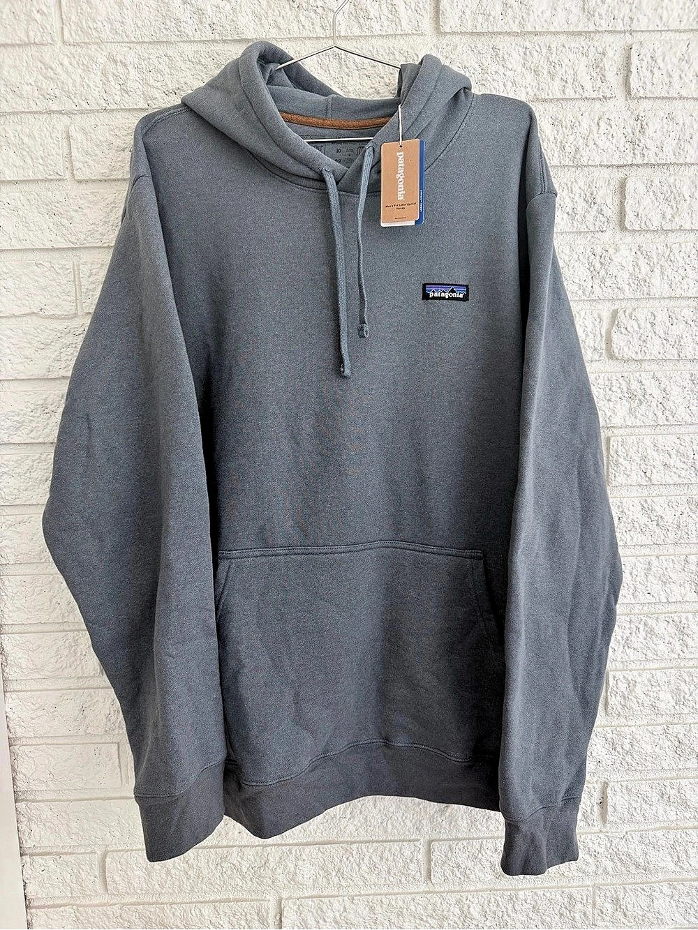 Patagonia Men's P-6 Label Uprisal Hoody Gray/Steel Blue XXL Hoodie